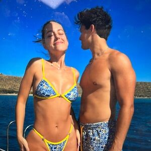 Strawberry milk mob bikini set